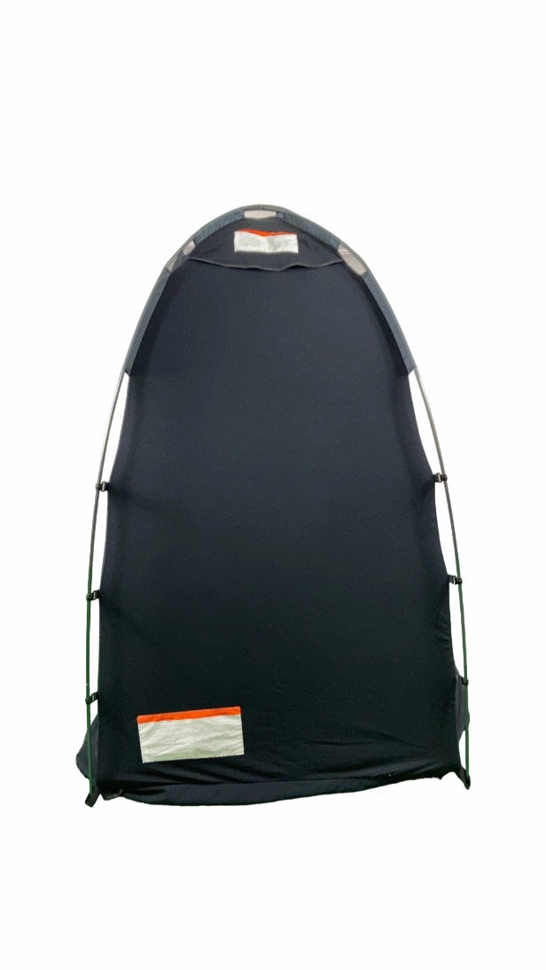 SlumberPod 3.0 Sleep Canopy with Fan, Black with Gray Accents