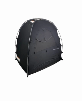 SlumberPod 3.0 Sleep Canopy with Fan, Black with Gray Accents