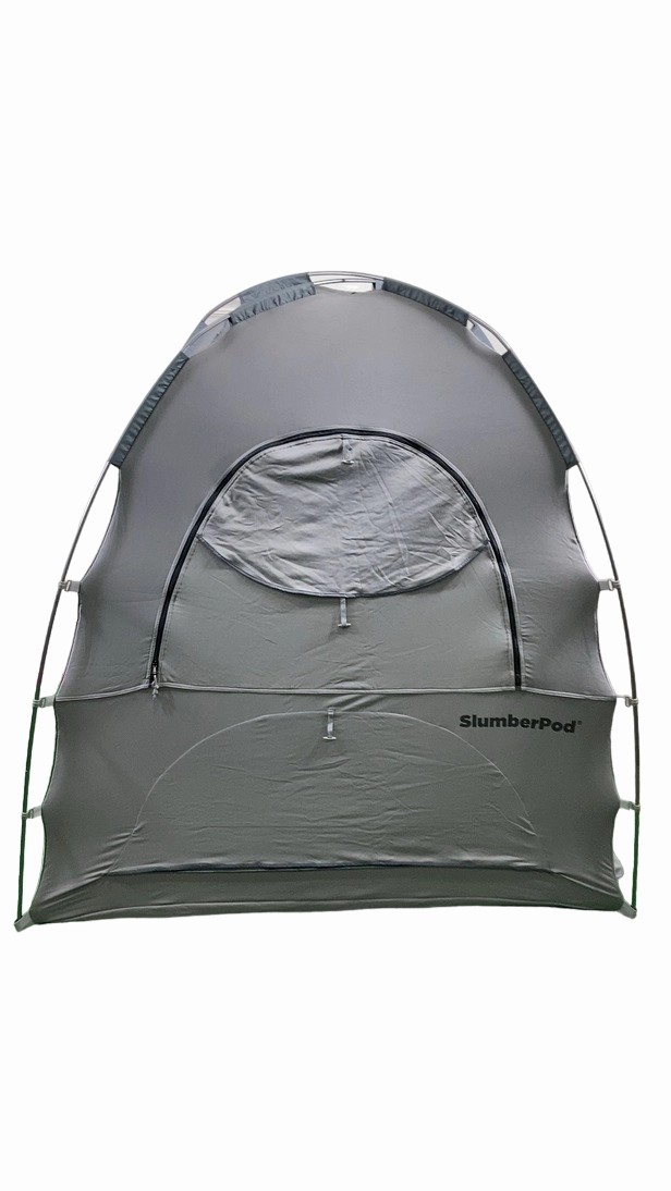 SlumberPod 3.0 Sleep Canopy with Fan, Morning Mist Gray
