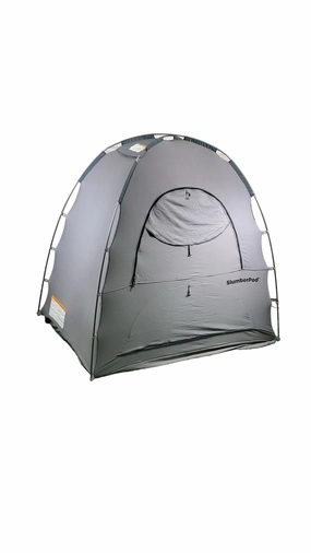 SlumberPod 3.0 Sleep Canopy with Fan, Morning Mist Gray