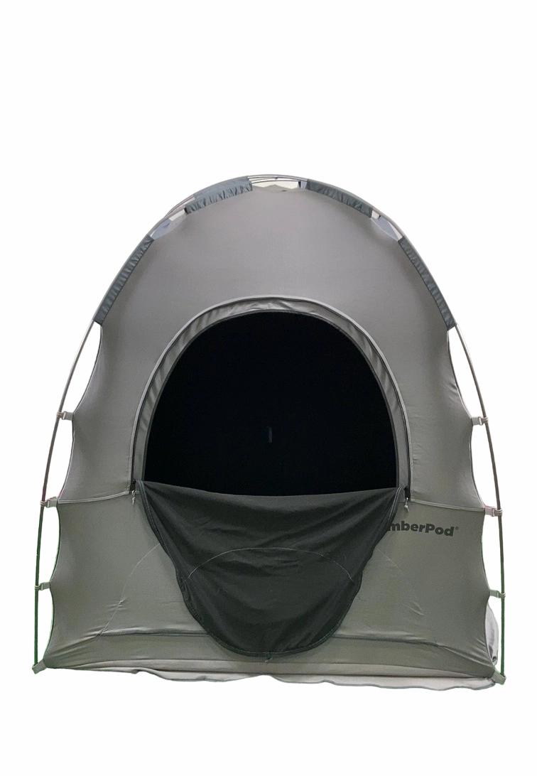 SlumberPod 3.0 Sleep Canopy with Fan, Morning Mist Gray