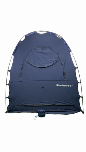 SlumberPod 3.0 Sleep Canopy with Fan, Navy with Night Sky Accents