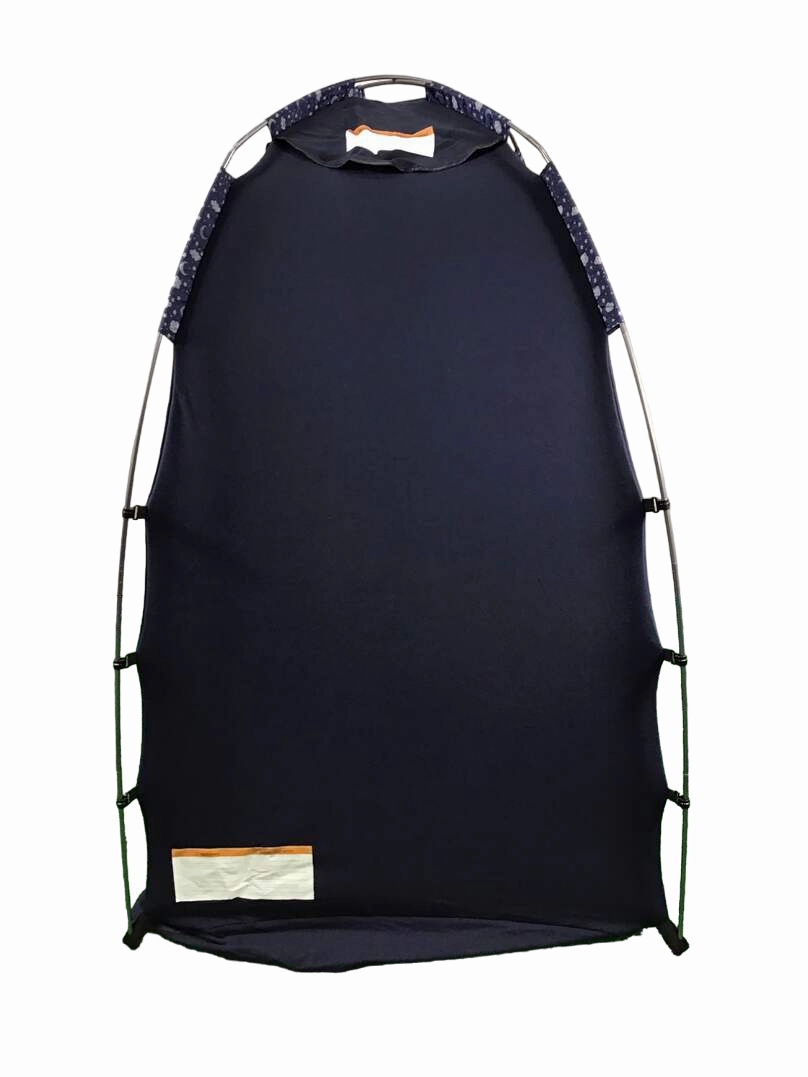 SlumberPod 3.0 Sleep Canopy with Fan, Navy with Night Sky Accents