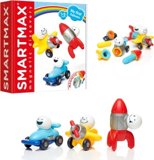SmartMax My First Explorers Magnetic Discovery Dynamic STEM Vehicle Building Set for Ages 1 