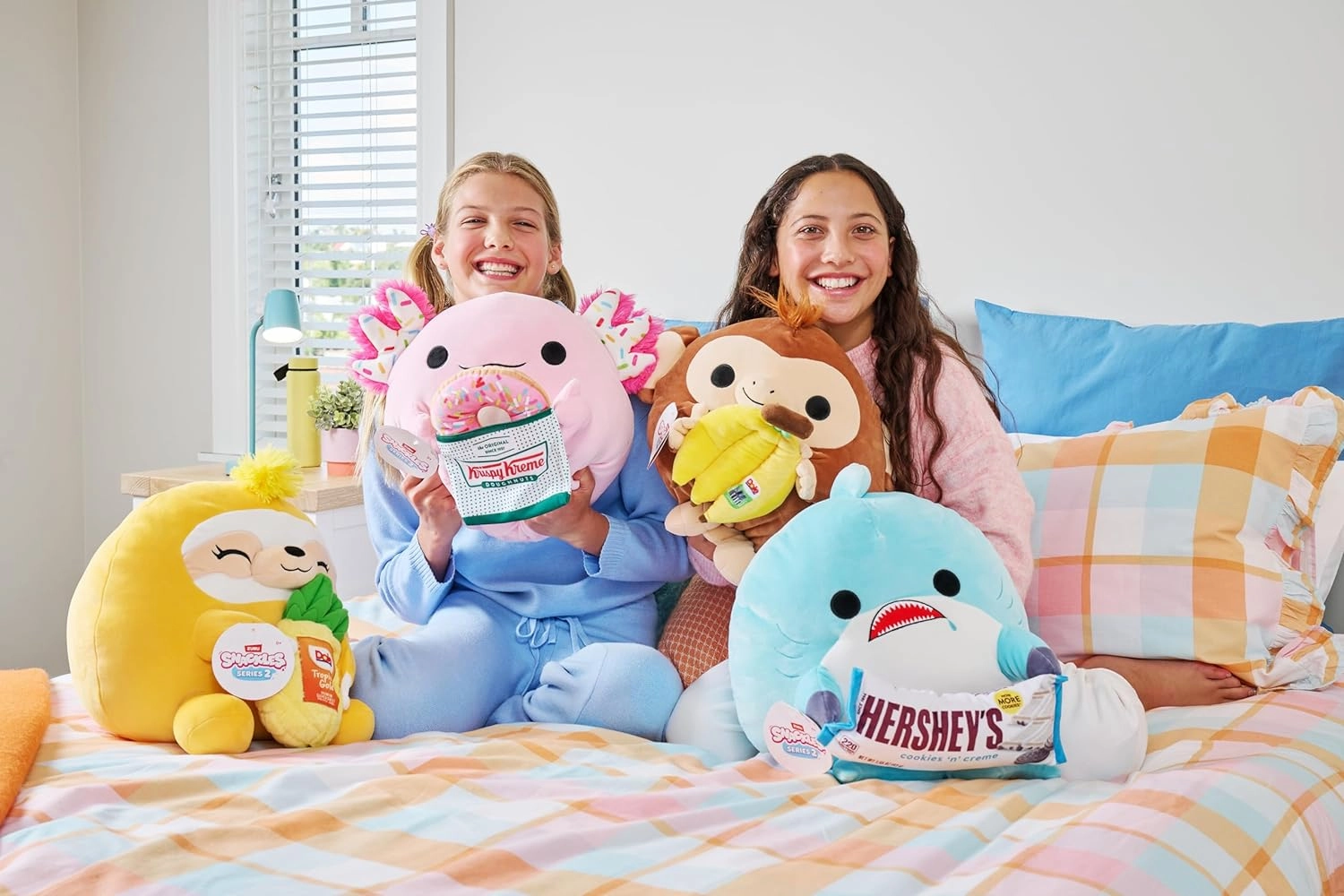 Snackles Series 2 Axolotl & Krispy Kreme 14 Inch Plush by ZURU, Ultra Soft Plush, Collectible Plush with Real Licensed Brands, Stuffed Animal, Giftable