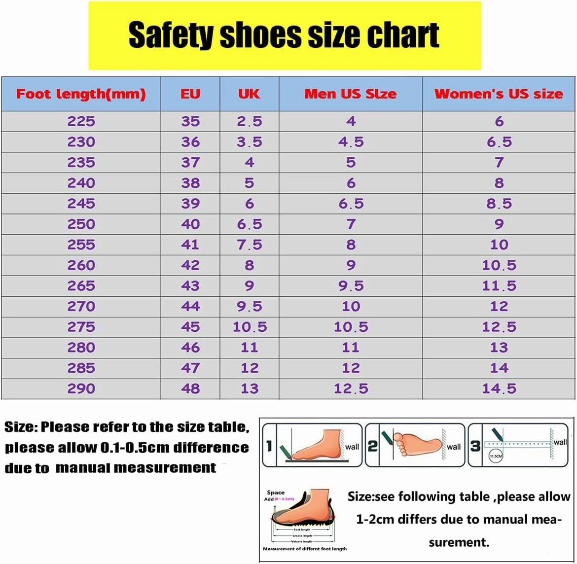 Steel Toe Shoes for Men Lightweight Comfortable,Lightweight Work Safety Sneakers Anti-Smash Anti-Puncture Breathable Slip Resistant Construction Work Shoes Indestructible Shoes,