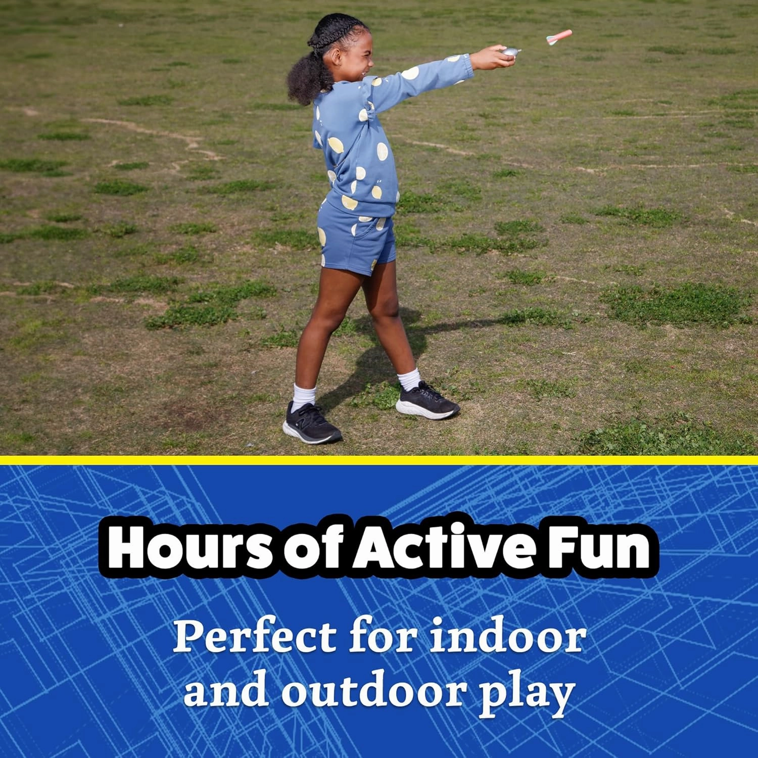 Stomp Rocket Squeeze Rocket 8 Player Party Pack - Includes 8 Launchers, 40 Soft Foam Rockets - Rocket Launcher STEM Gift - Ages 4 & Up - Fun Backyard & Outdoor Kids Toys Gifts for Boys & Girls