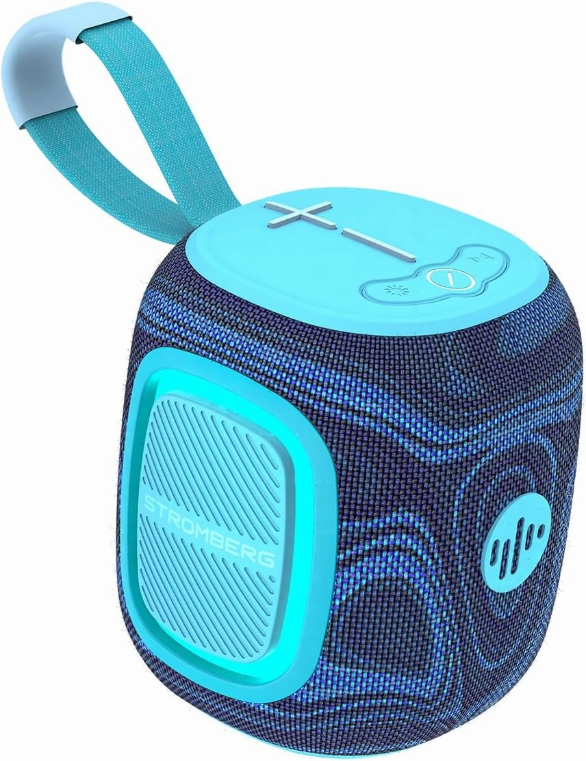 Stromberg - Spark Mini Portable Bluetooth Speaker, 10W Power, 8-Hour Playtime, Waterproof Dustproof - Sky Blue