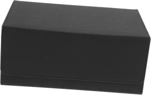 SUPVOX Box Magnetic Closure Leather Card Storage Box Trading Cards Container Compact Lightweight Organizer Stylish Design