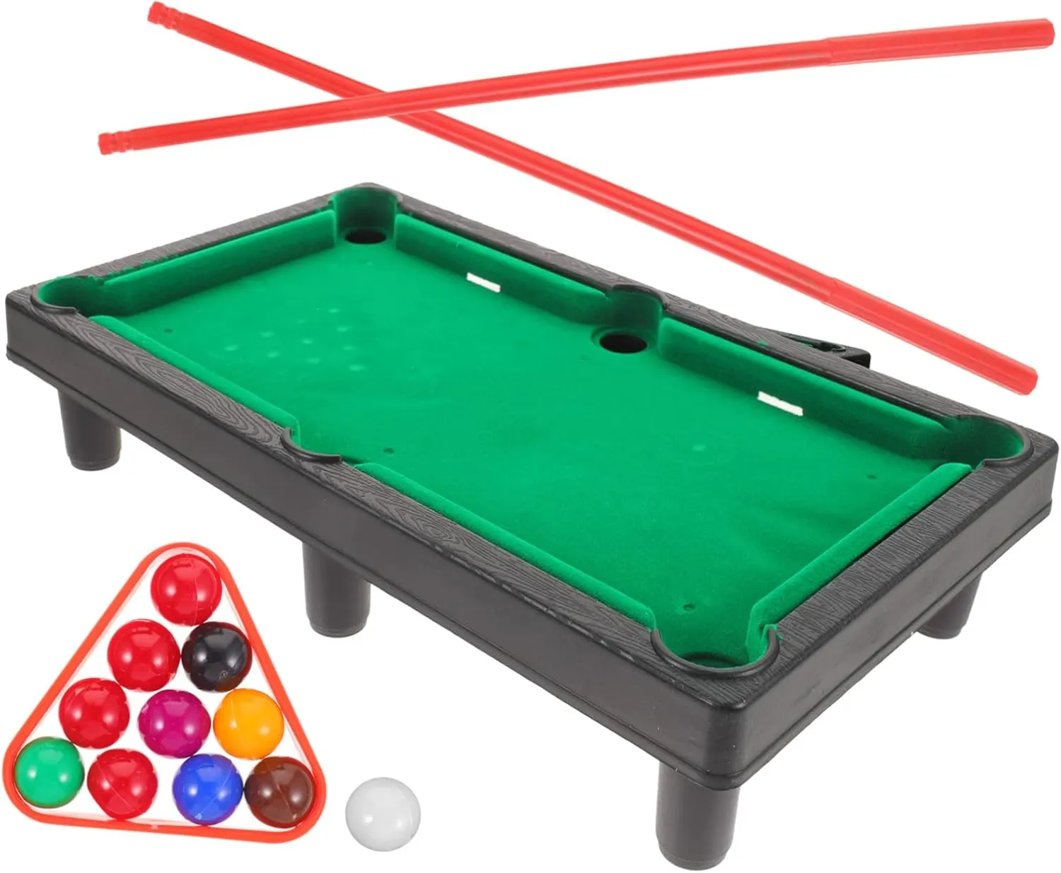 Tabletop Pool Table Set Mini Billiard Toys Perfect for Boys and Girls' Parties and Family Gatherings