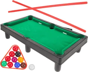 Tabletop Pool Table Set Mini Billiard Toys Perfect for Boys and Girls' Parties and Family Gatherings