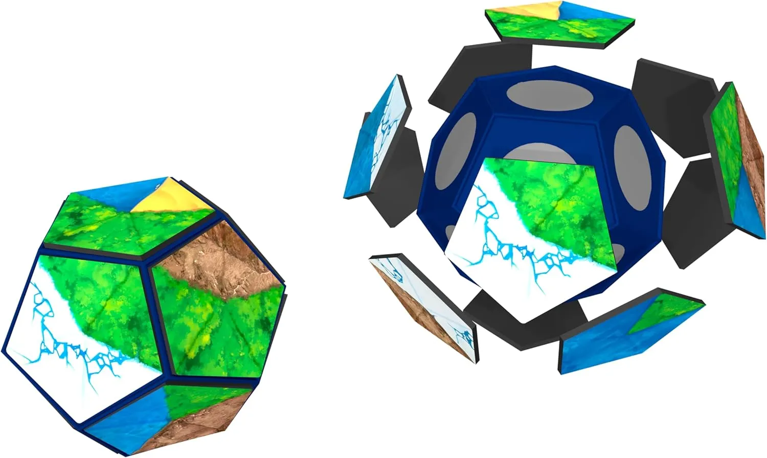 Tabletop Strategy Game, Award Winning, Kid Teen Family Adult Game Nights and Party, 3D World Map Building, 2-4 Players, Ages 8 , Planet by Blue Orange Games