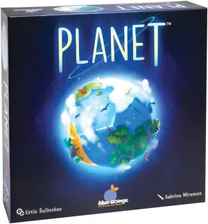 Tabletop Strategy Game, Award Winning, Kid Teen Family Adult Game Nights and Party, 3D World Map Building, 2-4 Players, Ages 8 , Planet by Blue Orange Games