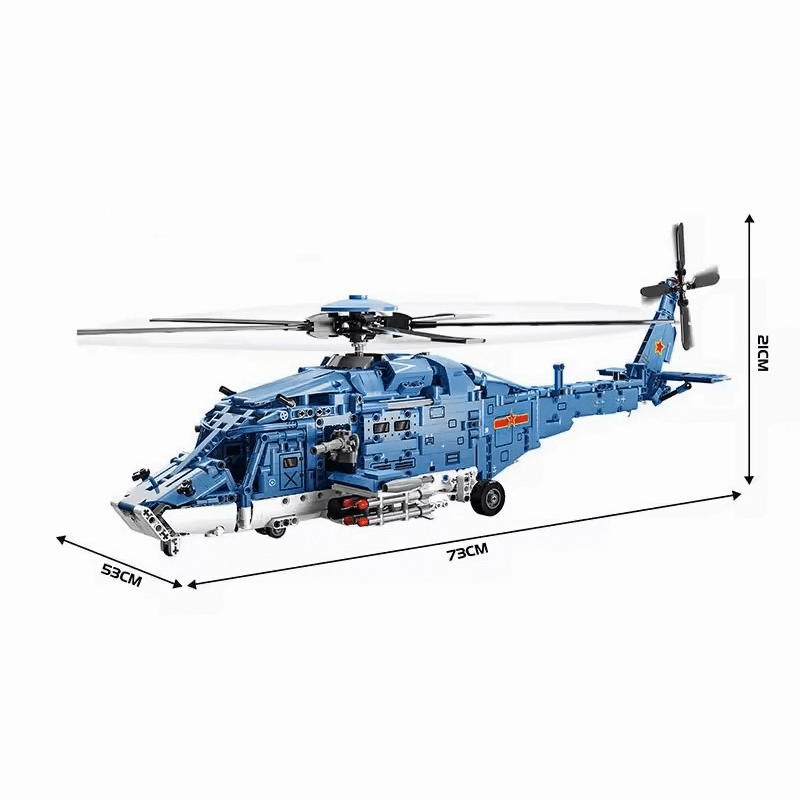 Tactical Gunship Helicopter 1710pcs