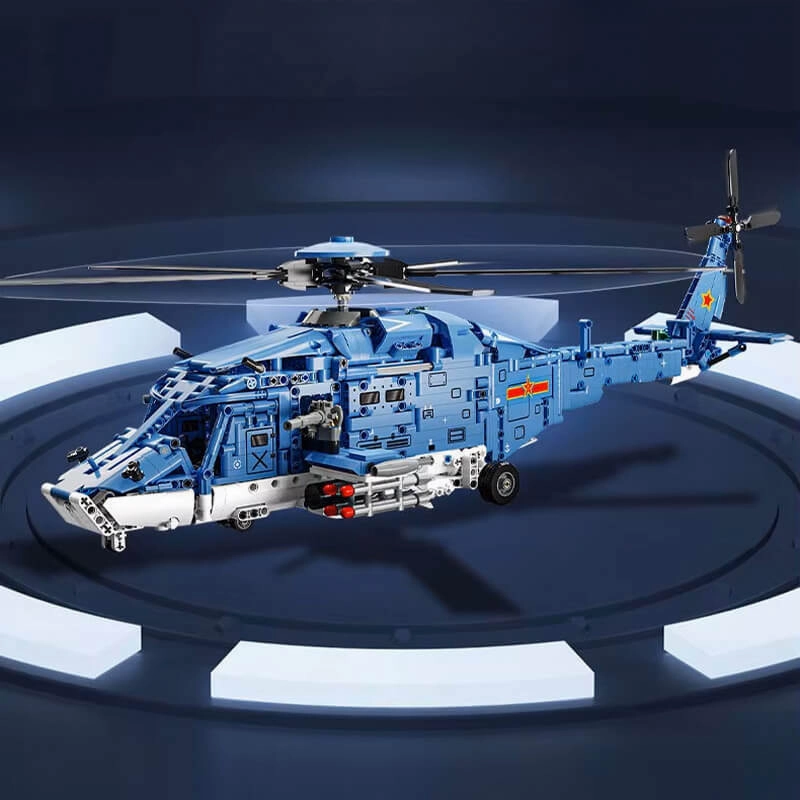 Tactical Gunship Helicopter 1710pcs