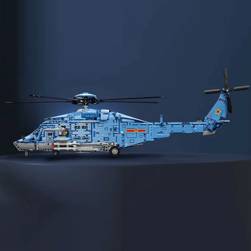 Tactical Gunship Helicopter 1710pcs