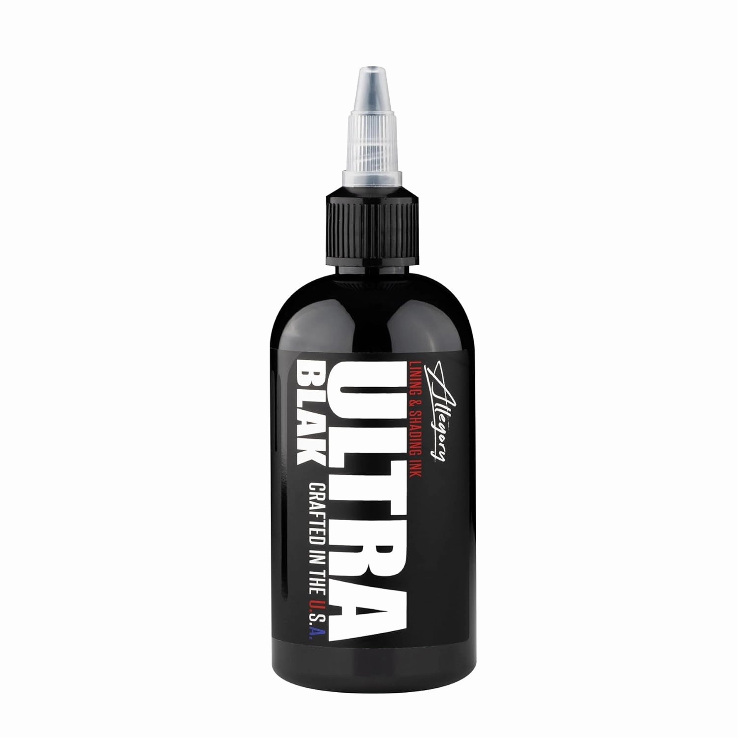 Tattoo Ink – Ultra Blak, Premium Black Tattoo Ink, Perfect for Lining and Shading, Smooth, Consistent Pigment, Vegan Friendly Tattoo Color, Organic Ink, Crafted in The USA (2 oz)