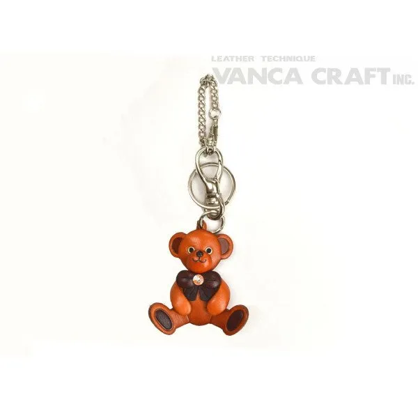 Teddy Bear Handmade Leather Goods/Bag Charm