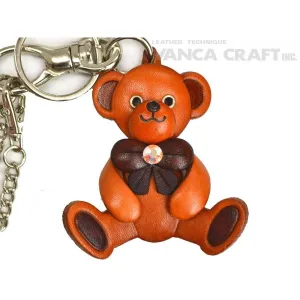 Teddy Bear Handmade Leather Goods/Bag Charm