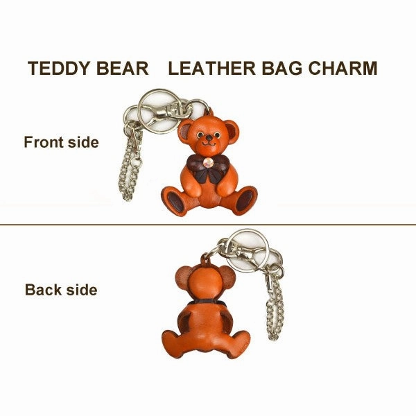 Teddy Bear Handmade Leather Goods/Bag Charm