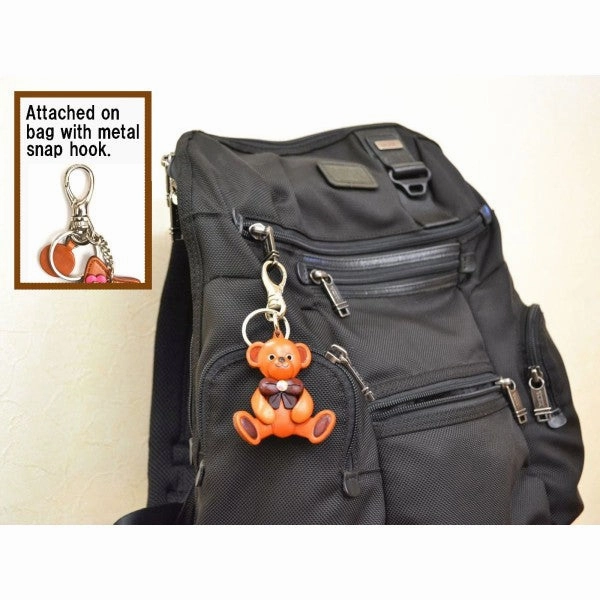 Teddy Bear Handmade Leather Goods/Bag Charm