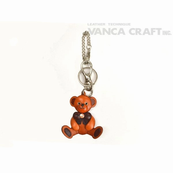 Teddy Bear Handmade Leather Goods/Bag Charm