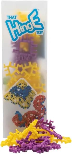 That Hinge Toy 82 Piece Yellow   Purple Set, Animal   More STEM Construction Toy Building Set