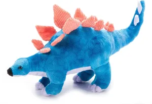 The Petting Zoo Stegosaurus Stuffed Animal Plushie, Gift for Kids, Dinosaur Animals, Blue Dinosaur Plush Toy 17 inches