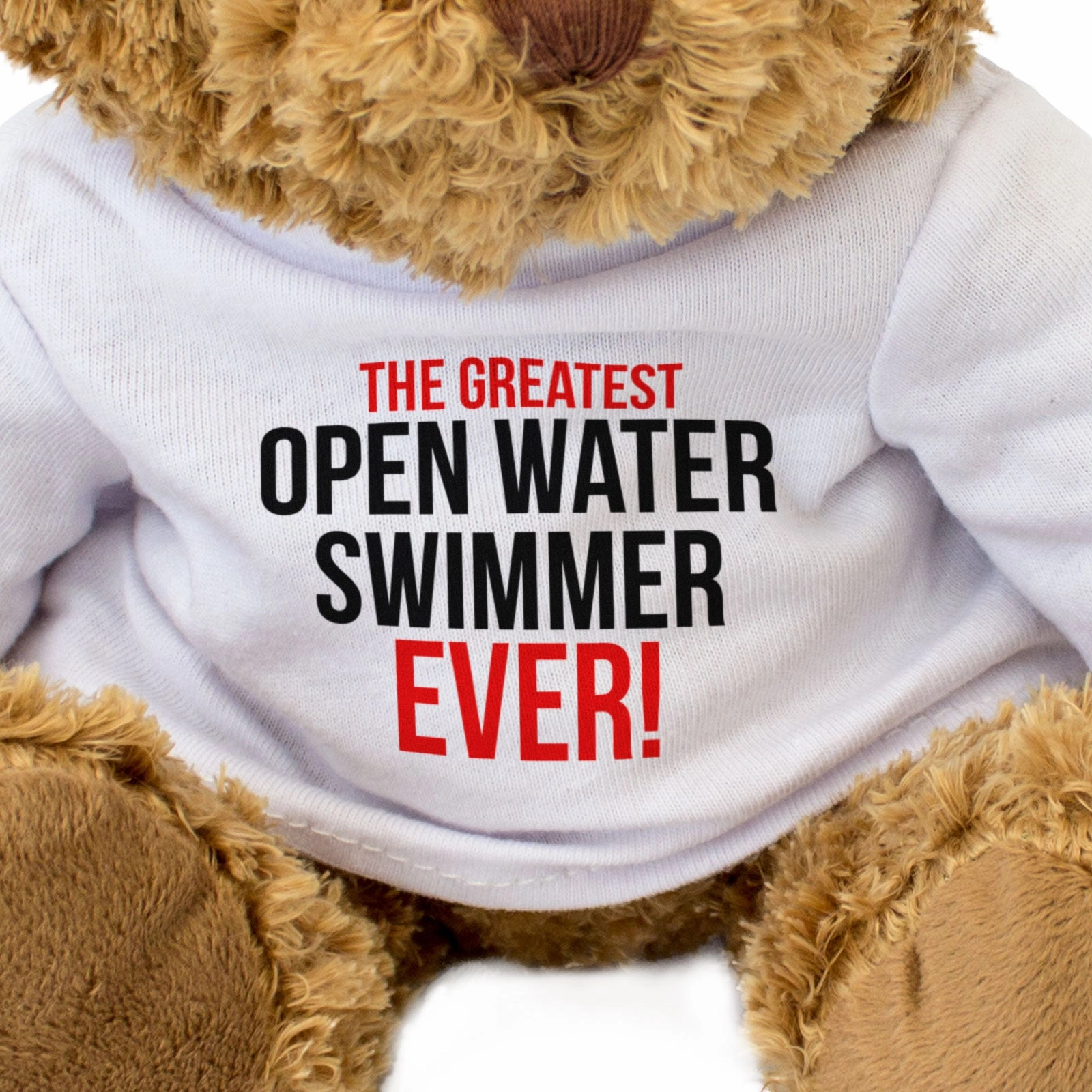THE GREATEST OPEN WATER SWIMMER EVER - Teddy Bear - Cute Cuddly - Gift Present