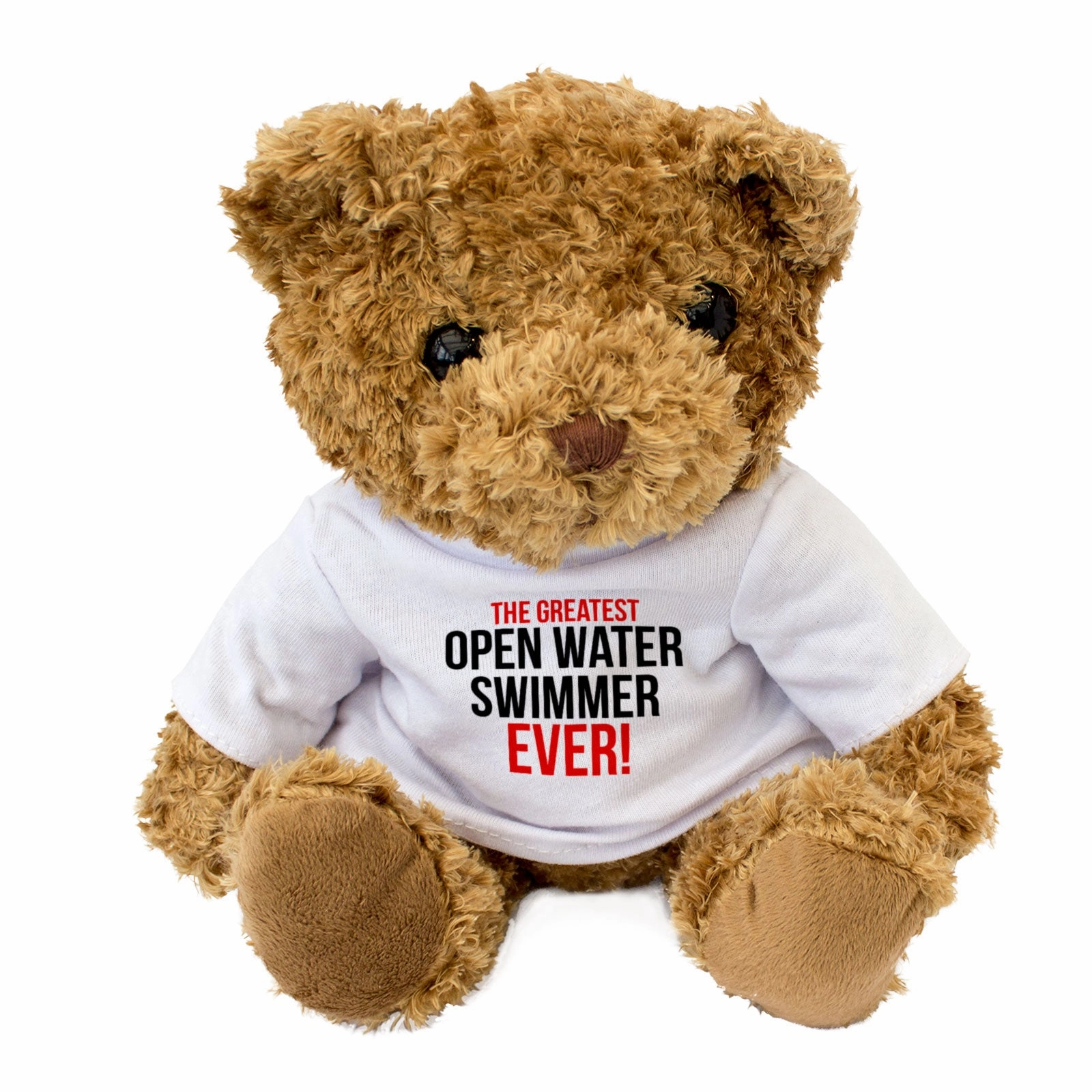 THE GREATEST OPEN WATER SWIMMER EVER - Teddy Bear - Cute Cuddly - Gift Present