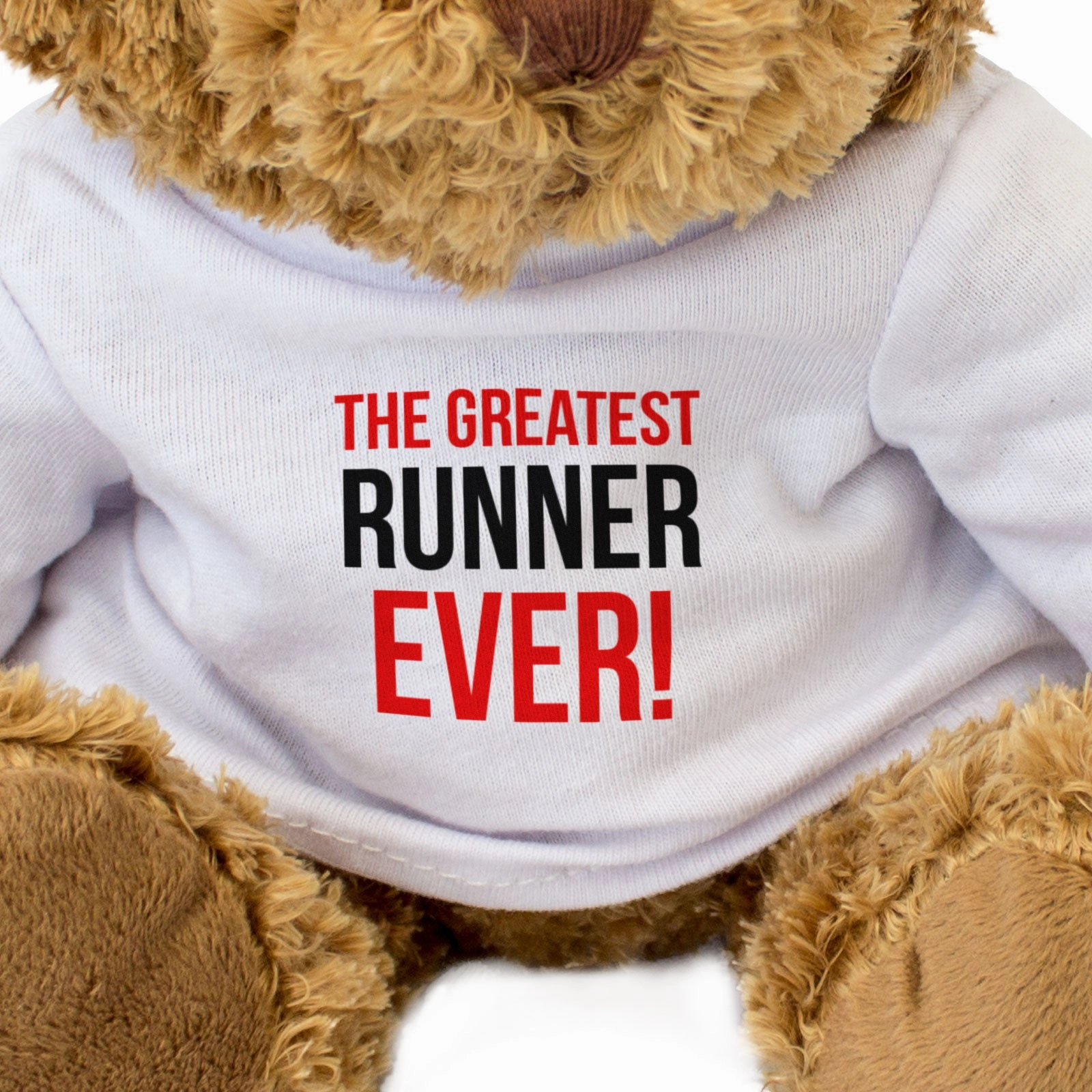 THE GREATEST RUNNER EVER - Teddy Bear - Cute Cuddly - Gift Present
