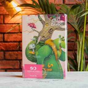 The Green Bear, 80 wooden puzzles  - DaVICI