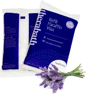 Therabath Paraffin Wax Refill - Thermotherapy - Use to Relieve Arthritis Discomfort, Stiff Muscles, & Dry Skin - For Hands, Feet, Body - Deeply Hydrates - Made in USA, 24 lb. Lavender Harmony