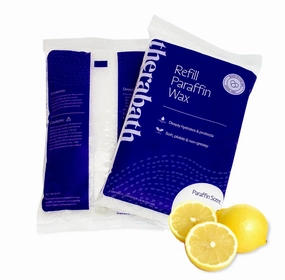 Therabath Paraffin Wax Refill - Thermotherapy - Use to Relieve Arthritis Discomfort, Stiff Muscles, & Dry Skin - For Hands, Feet, Body - Deeply Hydrates - Made in USA, 24 lb. Fresh Squeezed Lemon