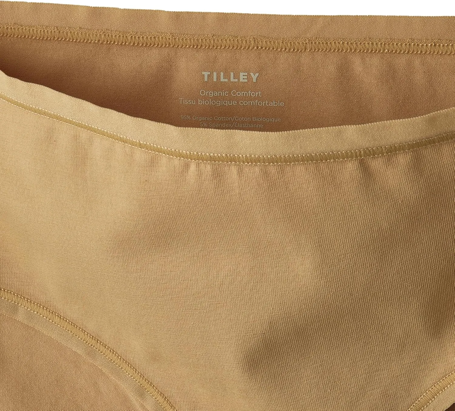 Tilley Women's Organic Cotton High Rise Panty 2-Pack – Soft Touch, Naturally Breathable