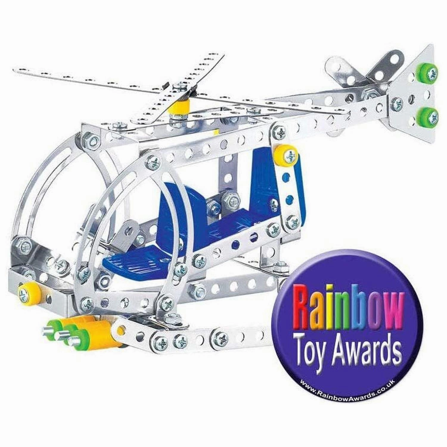 Tobar Build And Play Super Puma Style Helicopter Metal Construction Play Set