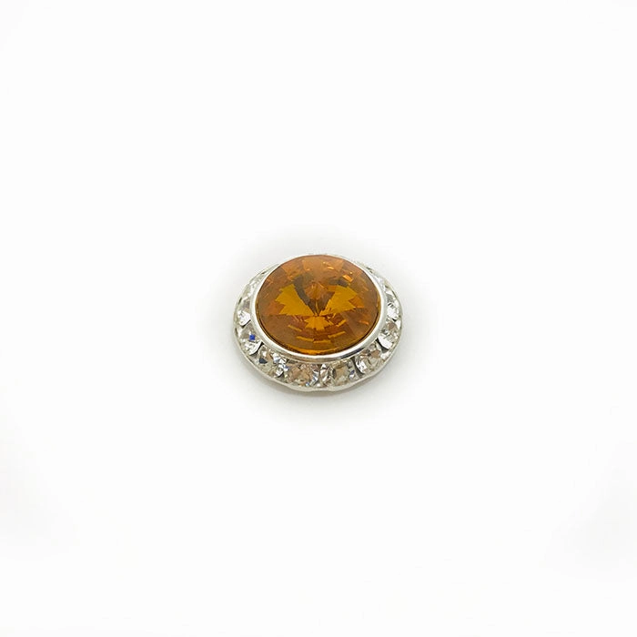 Topaz Swarovski Crystal Pin
