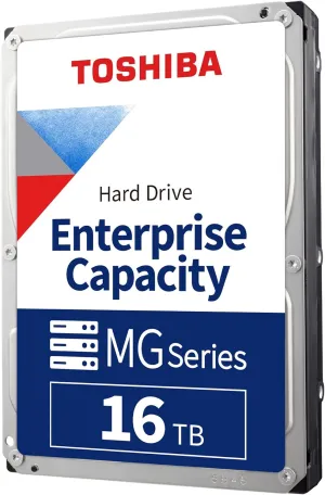 Toshiba MG08ACA16TE 16TB 7200RPM 512e 3.5" SATA Enterprise Desktop Hard Drive