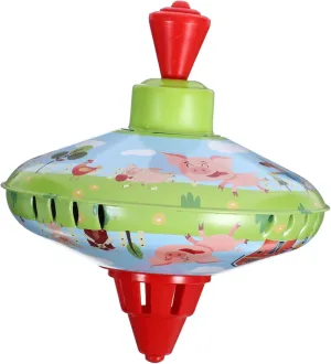 Totority 1pc Funny Iron Sheet Toy for Boy Girl Educational Top Smooth Colors Playtime Fun