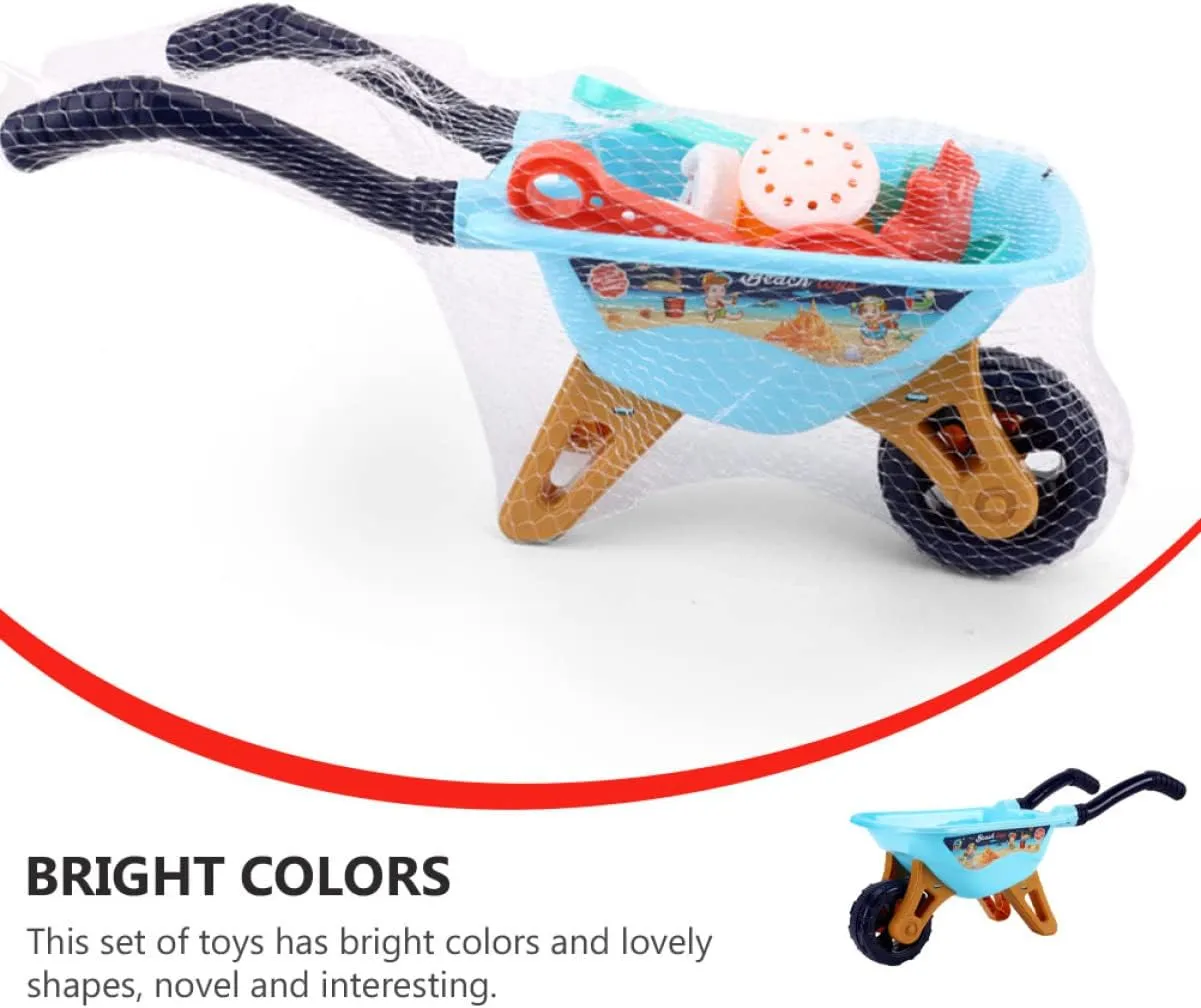 TOYANDONA 2sets Outdoor Beach Toy Sand Playthings Lightweight and Beach Cart for Fun Play Adorable Shapes to Enhance Cooperation Skills for Sand Play Activities