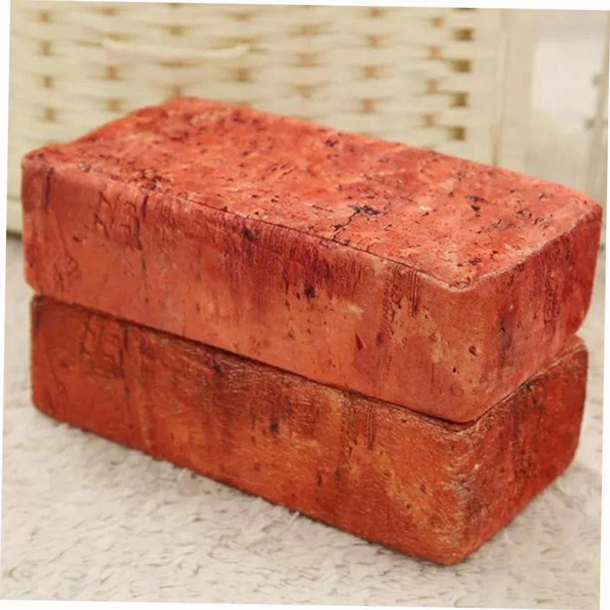 TOYANDONA 3pcs Foam Bricks to Throw at Tv Treat or Treat Toys Rubber Brick Childrens Toys Stuffed Dogs for Kids kidcraft playset Plush Toy Plush Dolls Toy Room Present Ceramic Tile Television