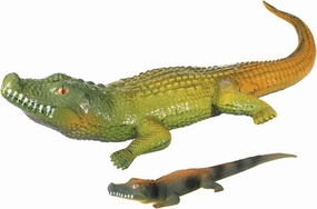 Toysmith 8603 Ginormous Grow Crocodile, 32-Inches, Assorted Colors