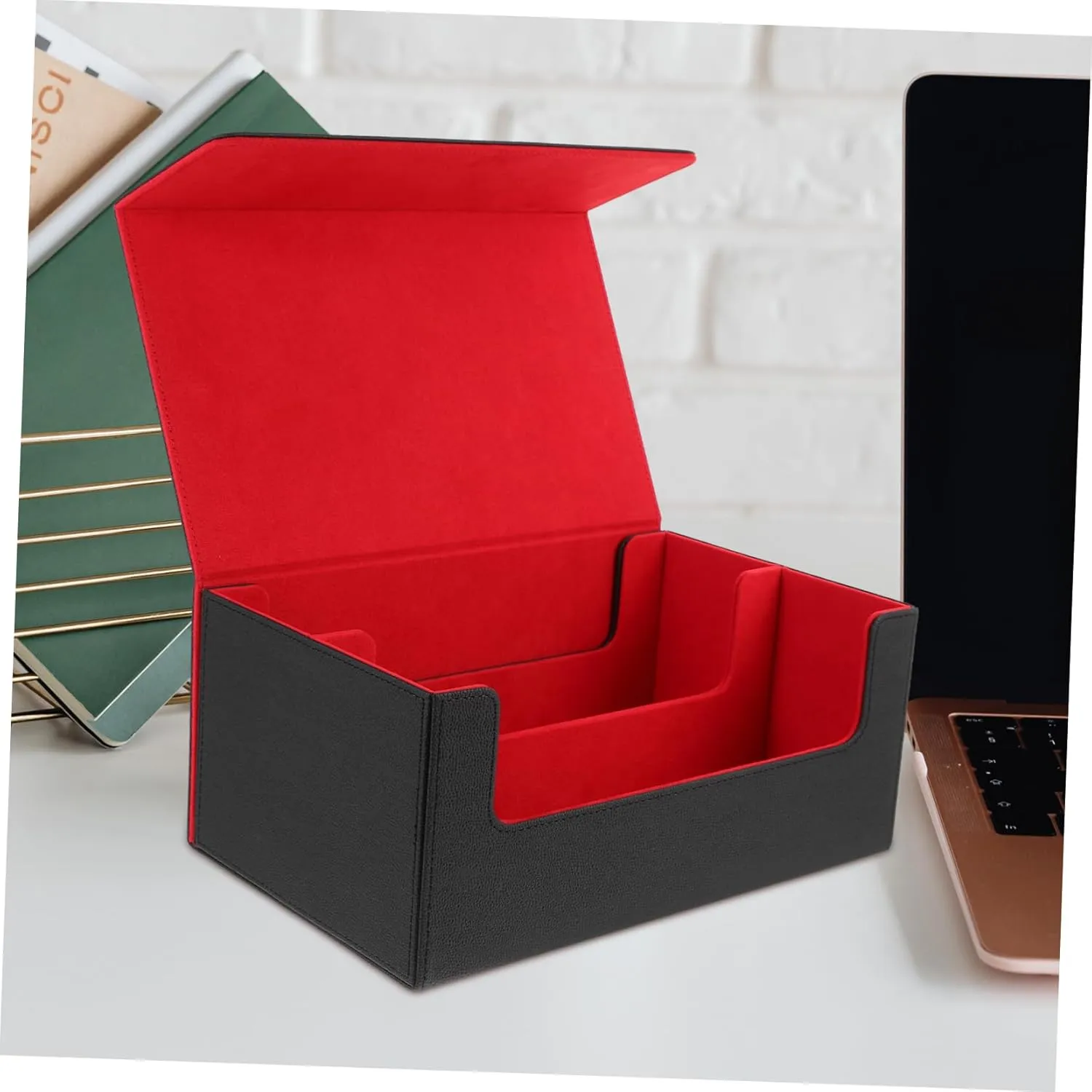 Trading Cards Storage Box Magnetic Lid Game Card Case Holder Compact Size Protect Organize