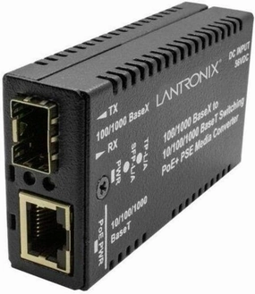 Transition Networks M/GE-PSW-PSE-01-NA Poe Media Converter 1ge Perp Tp To Fibe Sfpr Mini 802.3at Pse