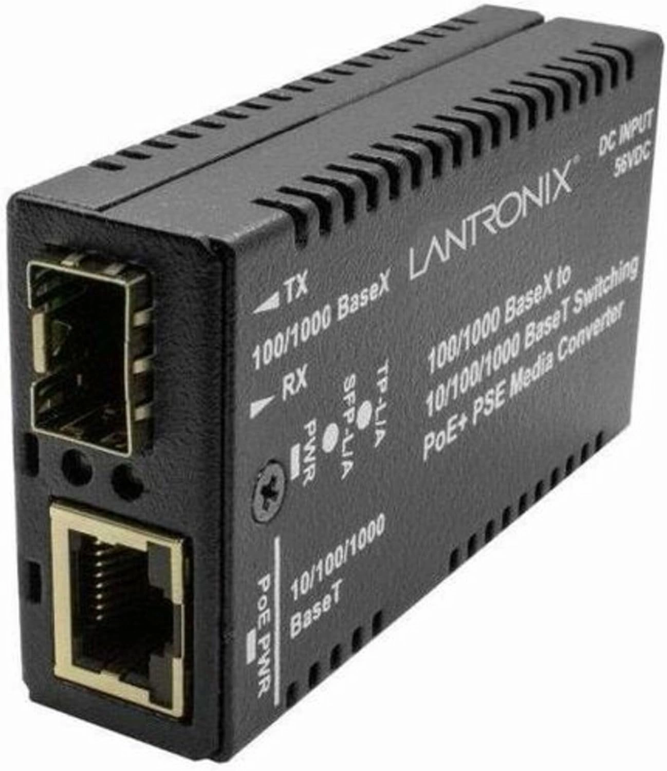 Transition Networks M/GE-PSW-PSE-01-NA Poe Media Converter 1ge Perp Tp To Fibe Sfpr Mini 802.3at Pse