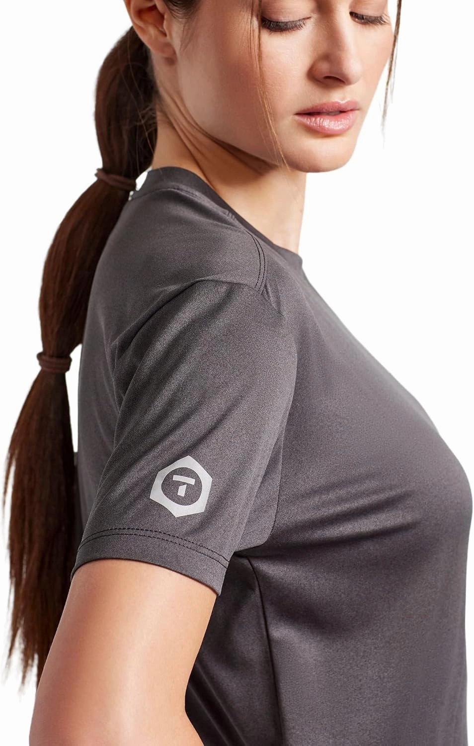 TRUEWERK B1 Sun Short Sleeve Tees for Women, Sun Protection Shirts, Moisture Wicking, UPF  50 Thermo Regulating Shirt