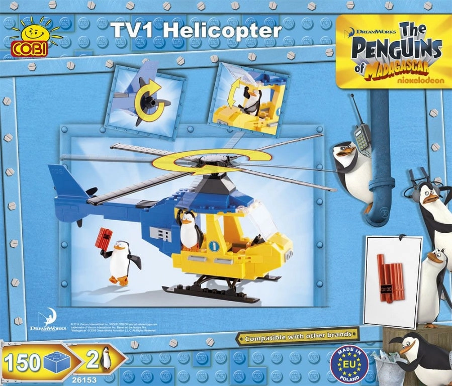 TV1 Helicopter - Cobi Penguins