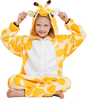 Unisex Children Animal Onesie Pajamas,Kids Flannel Halloween Cosplay Costume/Homewear/Sleepwear