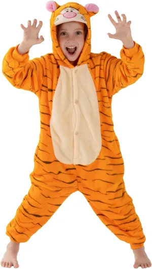 Unisex Children Animal Onesie Pajamas,Kids Flannel Halloween Cosplay Costume/Homewear/Sleepwear
