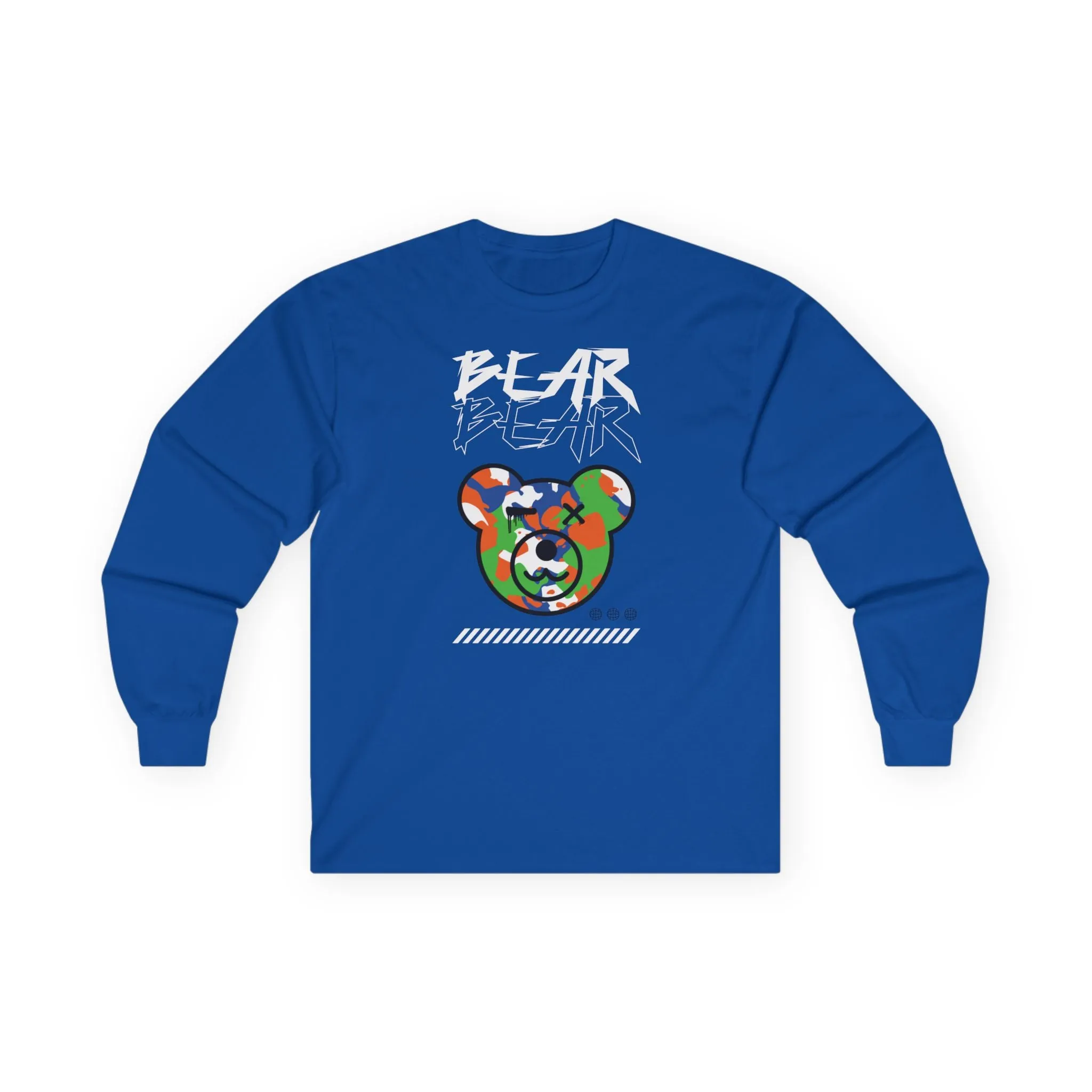 Unisex Ultra Cotton Long Sleeve Tee Bear Bear Teddy